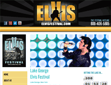Tablet Screenshot of lakegeorgeelvisfest.com